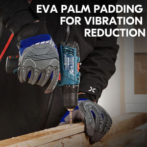 Guantes de Trabajo TRP con Protección Contra Impactos, Grado Profesional, Antivibración, Protección de Nudillos TPR, Resistentes al Aceite, Guantes de Seguridad - Product Image 3