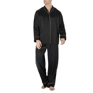 Conjunto de Pijamas de Seda Satinada de Lujo Personalizados Super 2026, Extra Suaves, 100% Satinada, de Alta Calidad, Ropa de Dormir Corta para Hombre, 2 Piezas a un Precio Increíble - Product Image 2