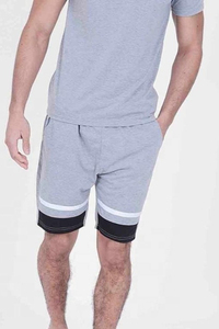 Ensemble t-shirt et short pour homme, design élégant, léger, infroissable, confortable, en coton respirant. - Product Image 6