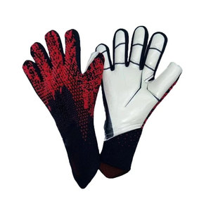 Gants d'entraînement pour adultes, gardiens de but de football, doigts entièrement couverts, respirants, antidérapants, en PU résistant à l'usure, attrape-balle puissant, couleurs personnalisées - Product Image 2