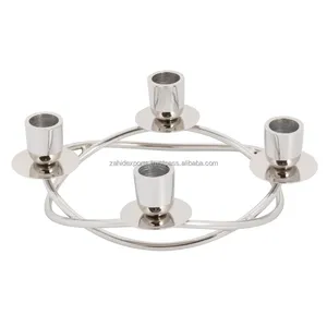 Bougeoir classique en or fait à la main en métal pour la décoration de la maison Bougeoir en métal fabriqué par Zahid Exports en Inde grand grossiste - Product Image 3