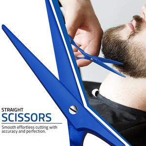 Ciseaux de coiffure en acier inoxydable pour salon de barbier, lame tranchante, outils de coupe de cheveux, ciseaux de haute qualité en gros - Product Image 4