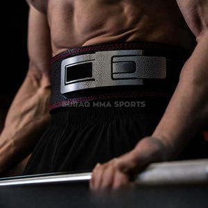 Cinturón de Levantamiento de Pesas para Entrenamiento en Gimnasio, Cinturón de Soporte de Fuerza con Logotipo Personalizado, Tamaño y Color por BURAQ MMA SPORTS - Product Image 2