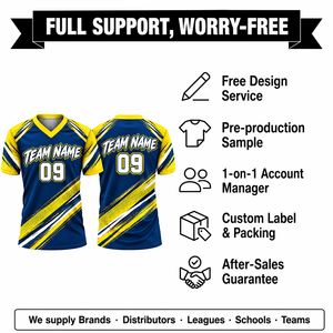 Unisex Sublimated V-Neck Jersey Unisex Short Sleeve Moisture Wicking 100% Polyester Team <b>Apparel</b> for Adults <b>Sport</b> <b>Apparel</b> - Product Image 5