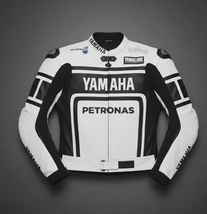 Men’s Ramaha Cowhide Leather <b>Racing</b> <b>Jacket</b>/Chaqueta MotoCP Style CE Level 2 Armor Motorcycle Track Riding Protective Gear CE - Product Image 2