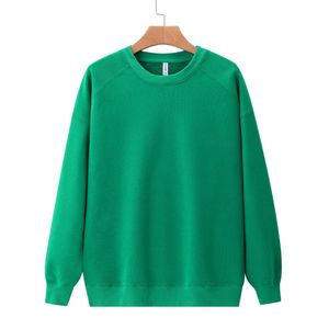 Sudadera de Cuello Redondo Azul Marino para Hombre, Corte Regular, Tejido de Punto, Color Sólido, Estilo Casual para Otoño - Product Image 5
