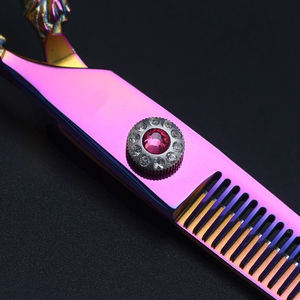 Nouveauté 2026 : Ciseaux de coiffure professionnels en acier inoxydable personnalisables en usine – Outil de beauté pour barbier - Product Image 5