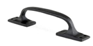 Black Powder Coated Cast Iron <b>Pull</b> <b>Handle</b> for Interior & Exterior <b>Doors</b> - Product Image 4