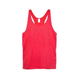 Camiseta sin mangas Heather Marl Racerback con espalda en Y para culturismo, gimnasio, entrenamiento, chaleco muscular, venta al por mayor personalizada - Product Image 3