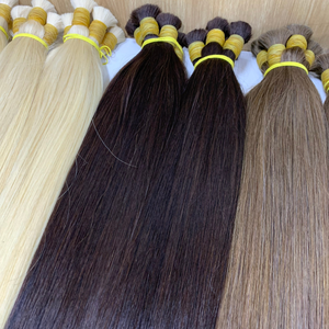 Venta al por mayor de fábrica de cabello liso vietnamita personalizado a granel, extensiones de alta calidad en color rubio con longitud de 10 a 34 pulgadas - Product Image 4