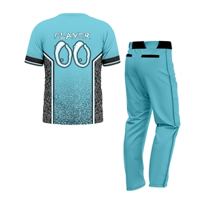 Conjunto de Uniforme de Softbol Personalizado de Alta Calidad, 100% Poliéster, Cierre de Cremallera, Bolsillos, Pantalones Cortos de Secado Rápido, Transpirables, con Estampado por Sublimación - Product Image 2