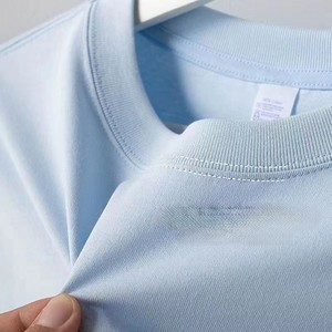 เสื้อยืดคอกลมแขนสั้นสีพื้น 300 กรัม ผลิตตามสั่ง ปักโลโก้ได้ ราคาโรงงานจากบังกลาเทศและจีน - Product Image 4