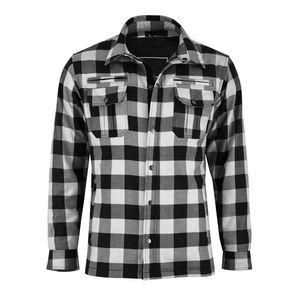 Camisa de Franela para Motociclista Personalizada para Hombre con Protección CE, Camisa Protectora para Moto OEM de Primera Calidad, Servicio OEM - Product Image 4