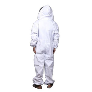 ชุดป้องกันสำหรับการเลี้ยงผึ้ง ผ้าฝ้าย 100% คลุมทั้งตัว ปลอดภัย ระบายอากาศได้ดี สวมใส่ง่าย ชุดทำงานป้องกัน พร้อมบริการปรับแต่งแบบ OEM - Product Image 2