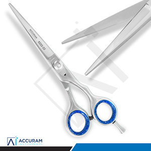 Tijeras de Barbero Profesionales Accuram, Cuchilla de Afeitar, Manuales, Ecológicas, Reutilizables, de Acero Inoxidable, para Peluquería, Corte de Cabello - Product Image 4