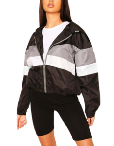 Chaqueta Cortavientos Ligera para Mujer, Deportiva, para Correr al Aire Libre, Retro, Impermeable y Transpirable - Product Image 3