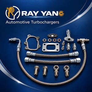Kit d'installation de conduite d'alimentation en huile pour turbo RY TURBO T25 avec joints et raccords - Product Image 1