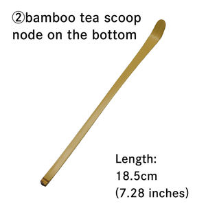 Splendid Sales Ensemble d'outils à matcha en bambou de qualité supérieure, comprenant un Chashaku traditionnel et trois cuillères standard - Product Image 3