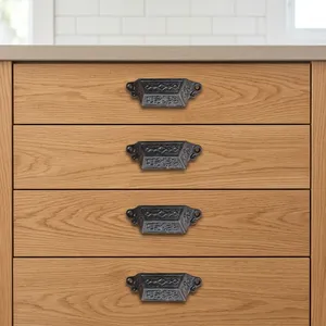 Poignées de tiroir modernes en métal pour commodes, armoires de cuisine, chambres et entrepôts – Qualité supérieure, durables et antirouille - Product Image 4