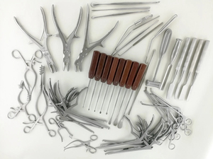 Ensemble d'instruments de laminectomie manuels professionnels en acier inoxydable, 47 pièces, pour la décompression de la colonne vertébrale, chirurgie orthopédique, réutilisable - Product Image 3