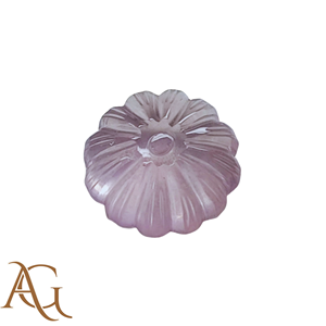 Camée sculptée en quartz rose naturel, pierre précieuse en vrac, prix de gros fabricant pour la fabrication de bijoux, rose calibré - Product Image 3