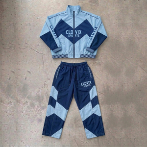 Conjunto de Chaqueta y Pantalones Cortavientos con Logotipo Personalizado OEM, Traje Deportivo Ligero y Transpirable para Correr y Gimnasio - Product Image 5