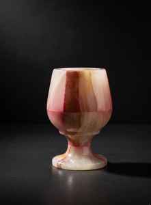 Verre à vin court en marbre onyx vert, best-seller, faible MOQ, gobelet premium, prix de gros - Product Image 4