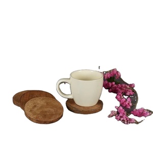 Juego de posavasos redondo de nácar clásico hecho a mano, alfombrillas y almohadillas protectoras elegantes, ideal para regalo de Ramadán de oficina en casa de lujo - Product Image 1