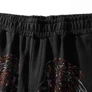 Shorts de course et de sport pour hommes en coton Oxford 100% anti-UV, séchage rapide, respirants, avec cordon de serrage à la taille, écologiques, logo personnalisé - Product Image 2