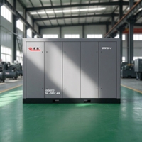 Compresseur d'air industriel à vis sans huile 160KW, type sec, 2 étages, VSD, refroidi par eau, silencieux, OEM