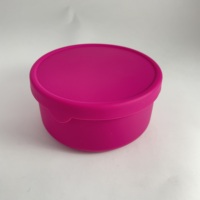 Boîte à lunch en silicone à 4 compartiments, 700 ml, de qualité alimentaire, bento, compatible micro-ondes, lave-vaisselle, chauffable, compatible congélateur, écologique, pour collations