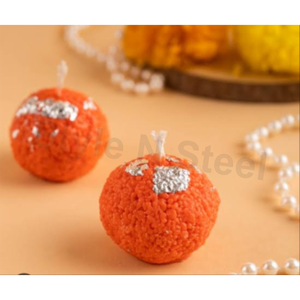 Bougie artisanale LADOO (LOT DE 4) – Parfumée pour Noël, Pâques, Anniversaire, Saint-Valentin et les célébrations de Diwali - Product Image 2