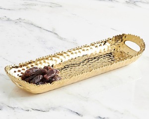 Bandeja minimalista de metal para Ramadán con líneas limpias para mesas de comedor modernas y decoración del hogar para Ramadán - Product Image 6