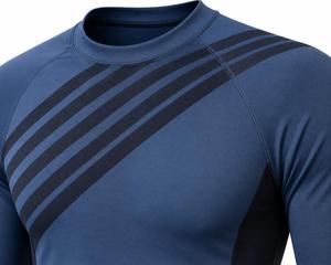 Camisetas de Compresión Anti-UV Ecológicas de Spandex para Hombre con Mangas Largas, de Secado Rápido y Transpirables para Deportes al Aire Libre - Product Image 2