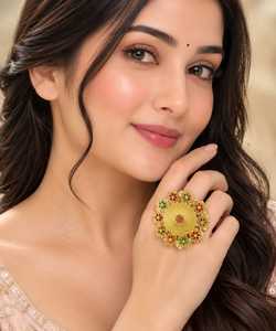 Wholesale Fashion <b>Rings</b> 14K18K24K Micron Gold Plated African & Dubai Style Traditional Bridal <b>Finger</b> <b>Rings</b> Forming <b>Finger</b> <b>Rings</b> - Product Image 3