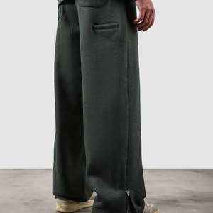 Adult Men's Heavyweight Baggy Straight Sweatpants <b>Polyester</b> Cotton <b>Joggers</b> Drawstring Closure Custom OEM Service Casual <b>Joggers</b> - Product Image 6