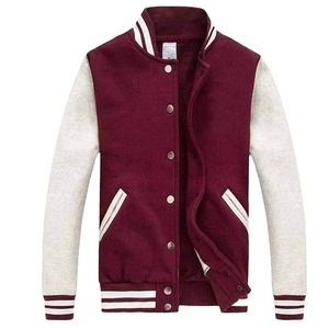 Black Red Royal Blue Navy <b>White</b> Sleeve Varsity <b>Jacket</b> <b>Men</b> Custom College Letterman Baseball <b>Jacket</b> OEM - Product Image 4