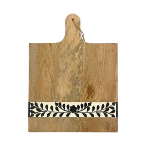 Tabla de cortar con bandeja deslizable de acero inoxidable, superficie de corte sostenible para mayor eficiencia en la cocina con un deslizador integrado. - Product Image 3