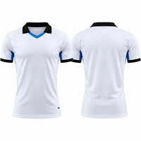 Maillot d'entraîneur de football personnalisé sublimé, léger et respirant, polo d'entraînement pour équipe, vêtements de sport OEM ODM