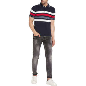 T-shirts Polo en Coton 100% de Haute Qualité, Coton Soie, Broderie Logo, T-shirts de Golf Unis pour Tenues Décontractées, Tissu Toile Imprimé - Product Image 2