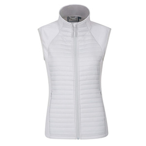 New custom Woman Quilted Vest Lady Sleeveless Jacket Puffer Vest Wholesale Light <b>Weight</b> Padded Vest - Product Image 2