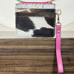 New Arrival Handcrafted Real Cowhide Leather Coin <b>Purse</b> for Women With Wristlet Western ATM Card Holder Clutch for Multi Use - Product Image 5