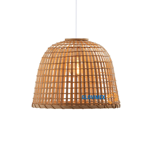 โคมไฟห้อยเพดานหวายไม้ไผ่ขายดี งานแฮนด์เมด แสงไฟตกแต่งบ้านรักษ์โลก - Product Image 1