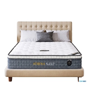 High Capacity Factory Wholesale Ergonomic Pocket Spring <b>Mattress</b> Bedroom Furniture Manufacturer Ready To Ship Custom Logo OEM - Product Image 1
