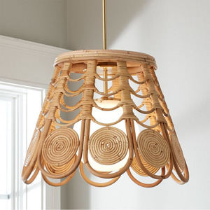 Eco Friendly Rattan Celling Lighting Best Seller Lamp Shades for Living Room Decor Chandeliers & Pendant <b>Lights</b> with Low MOQ - Product Image 2