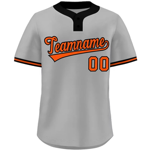 Camisetas de Béisbol de Dos Botones Personalizadas con Sublimación, Nombre del Equipo, Logotipo, Número, Impresión, Entrenamiento Deportivo, Fanáticos del Equipo, Clubes, Camisetas de Béisbol - Product Image 6