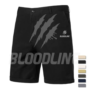 Pantalones Cortos Deportivos Casuales para Hombre Bloodline, Negros, de Cintura Media, Secado Rápido, con Logotipo Frontal - Product Image 2