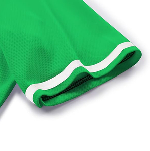 Blank Green Baseball Uniform Button <b>Down</b> Mesh Sport Shirt Wholesale for Team Branding and Custom Logos - Product Image 5