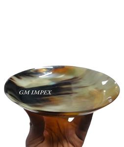 GM Impex Plateaux rectangulaires carrés en corne de buffle polie de haute qualité, artisanat naturel, style animalier, style européen, pour service - Product Image 1