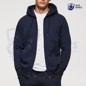Nouvelle Arrivée – Sweat à Capuche Zippé Décontracté pour Homme, Couleur Bleue, Respirant, Haute Qualité, avec Capuche et Col, du Meilleur Fournisseur, Prix Raisonnable - Product Image 6